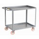 Little Giant Perforated Shelf Cart - Model LGLP-2448-BK