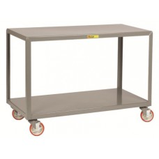 Little Giant 2-Shelf Mobile Steel Table - IP-2460-2BRK