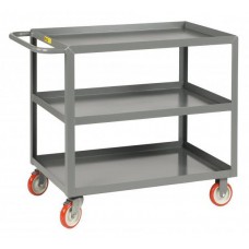 Little Giant 3-Shelf Steel Service Cart - 3LGL-1824-BRK