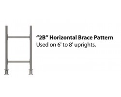 Meco Series 1000 | 47 Inch Brace Set | Model M2B48 