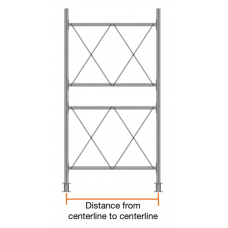 MECO Cantilever Series 2000 Structural Brace Set 24B96XX for 16' to 20' Uprights MECO Cantilever Series 2000 Structural Brace Set 24B96XX for 16' to 20' Uprights