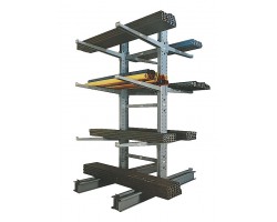 MECO Series 1000 Cantilever Upright with Base, Double-Sided, 7 Ft High | MDU754 