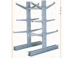 MECO Series 1000 Cantilever Upright with Base, Double-Sided, 7 Ft High | MDU754 