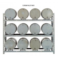 MECO Omaha Drum Pallet Rack DPR16 Starter Unit for 16 Drum Storage