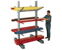 MECO Series 1000 Single Sided Cantilever Upright with Base 12 Ft | MU1245