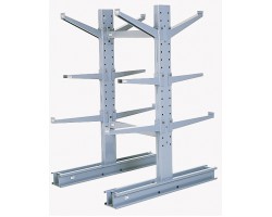 MECO Series 1000 Single Sided Cantilever Upright with Base 12 Ft | MU1245
