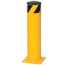 MECO Heavy-Duty Round Steel Safety Bollard – Model BOL4-5-36 | High Impact Protection Post