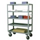 MECO Five Shelf Service Cart for Heavy-Duty Material Handling - Model SC1836-8