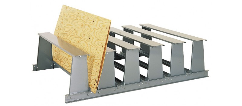 MECO Vertical Storage Racks – Heavy-Duty Sheet Material Storage Solution