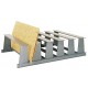 MECO VSR5 Vertical Storage Rack | Upright Steel Rack for Sheet Material Storage