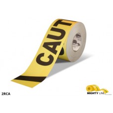 Mighty Line 4RCA Caution Safety Floor Tape