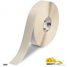 Mighty Line 2RW Solid White Safety Floor Tape 