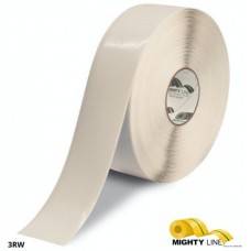 Mighty Line 3RW Solid White Safety Floor Tape 