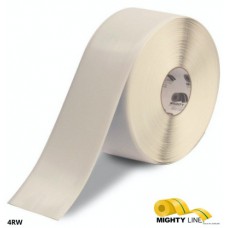 Mighty Line 4RW Solid White Safety Floor Tape 