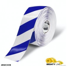 Mighty Line 4RWCHVB Safety Diagonal Floor Tape