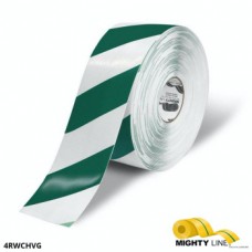 Mighty Line 4RWCHVG Safety Diagonal Floor Tape