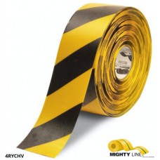 Mighty Line 4RYCHV Safety Diagonal Floor Tape