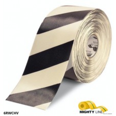 Mighty Line 6RWCHV Safety Diagonal Floor Tape Mighty Line 6RWCHV Safety Diagonal Floor Tape