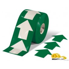 Mighty Line 4ARG Pop-Out Solid Green Floor Arrows