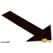 Mighty Line Arrow10BLK Black Floor Marking Arrows