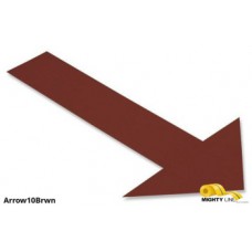 Mighty Line Arrow10BRWN Brown Floor Marking Arrows