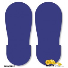 Mighty Line BIGBFTPRT Safety Blue Floor Marking Footprints