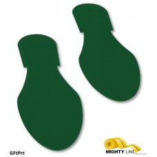 Mighty Line GFTPRT Safety Green Floor Marking Footprints