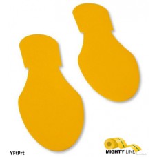 Mighty Line YFTPRT Safety Yellow Floor Marking Footprints