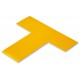 Mighty Line YT Yellow Floor Marking T's | 5S T-Shaped Industrial Markers