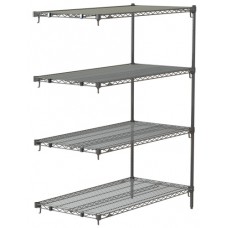 Metro 4-Shelf Chrome Super Adjustable Wire Shelving Unit - AA316C