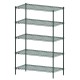Metroseal 5-Shelf Corrosion Resistant Wire Shelving Unit - 5A317K3