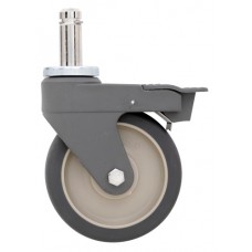 Metro Polyurethane Swivel Stem Brake Caster - 5PCB