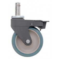 Metromax 5PCBXM Antimicrobial Polyurethane Swivel Stem Brake Caster 