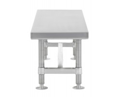 Metro Stainless Steel Cleanroom Gowning Bench - GB1672S