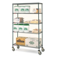 Metroseal-3 Super Erecta Industrial Wire Shelf Cart - 1854NK3-5MP