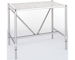 Metro Stainless Steel Industrial Perf Top Bench - CTP3048S 