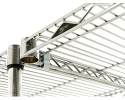 Metro 5-Shelf Super Erecta Brite Industrial Wire Shelving - 5N447BR