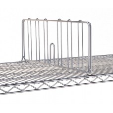 Metro DD30C Chrome Plated Snap-in Shelf Divider