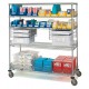 Metro Super Erecta Stainless Steel Wire Shelf Cart - 182463NS-5PC