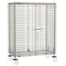 Metro Stainless Steel Wire Security Cart - SEC33S-SD