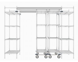 Metro Top Track High Density Shelving System - TT10-E2148M1848C