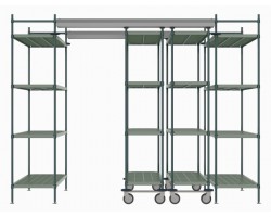 Metro Top Track High Density Shelving System - TT10-E2160M1860P
