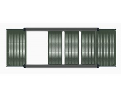 Metro Top Track High Density Shelving System - TT12-E2460M1860P