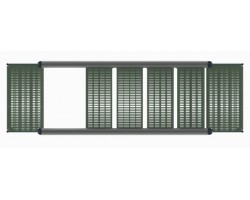 Metro Top Track High Density Shelving System - TT14-E2448M1848P