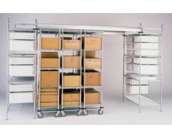 Metro Top Track High Density Shelving System - TT12-E2460M1860C