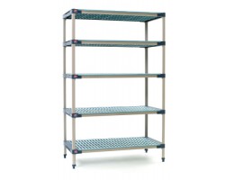 Metro 5-Shelf MetroMax 4 Open Grid Plastic Shelving Unit - 5X547G4 