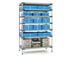 MetroMax 4 Industrial Open Grid Plastic Shelf - MAX4-2460G