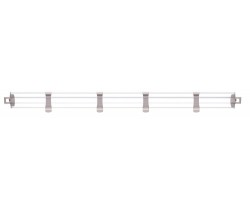 MetroMax MXL60-4P Solid Clear Stackable Shelf Ledges