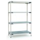 MetroMax 4-Shelf Open Grid Plastic Shelving Unit - X316GX3