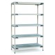 MetroMax 5-Shelf Open Grid Polymer Shelving Unit - 5X317GX3